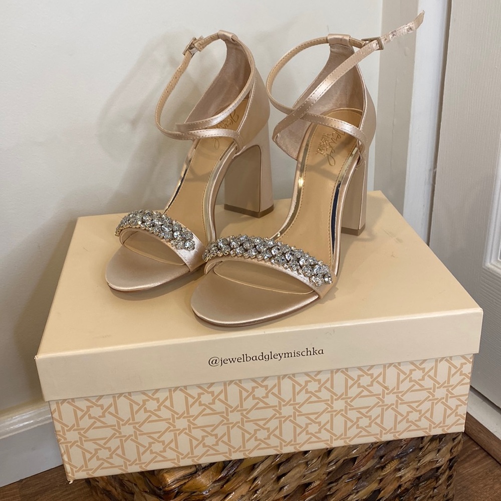 Badgley Mischka jewel heels
